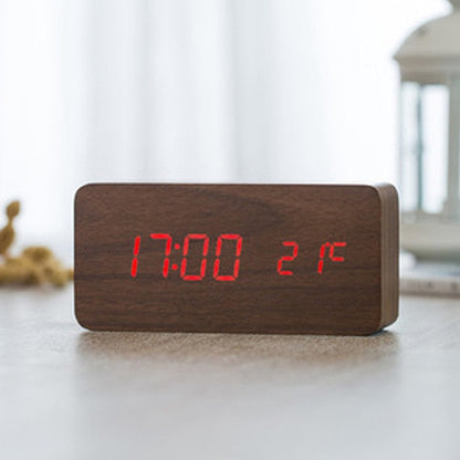 Minimalist Digital LED Alarm Clock with Voice Control - image 3 of 17