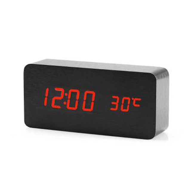 Minimalist Digital LED Alarm Clock with Voice Control - image 12 of 17