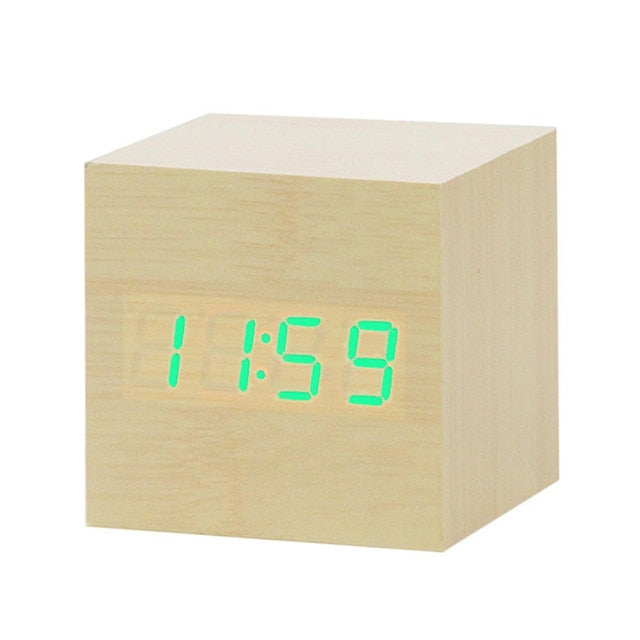 Minimalist Digital LED Alarm Clock with Voice Control - image 5 of 17
