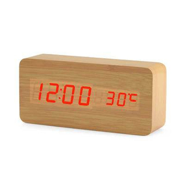 Minimalist Digital LED Alarm Clock with Voice Control - image 7 of 17
