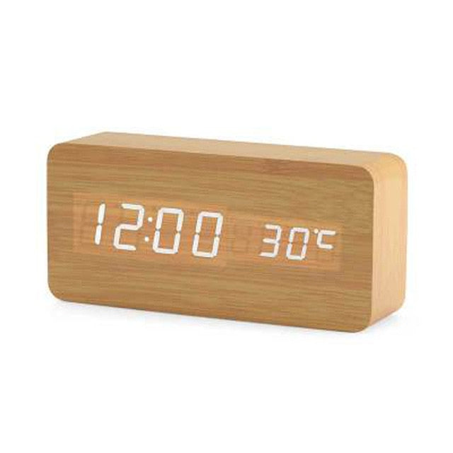 Minimalist Digital LED Alarm Clock with Voice Control - image 8 of 17