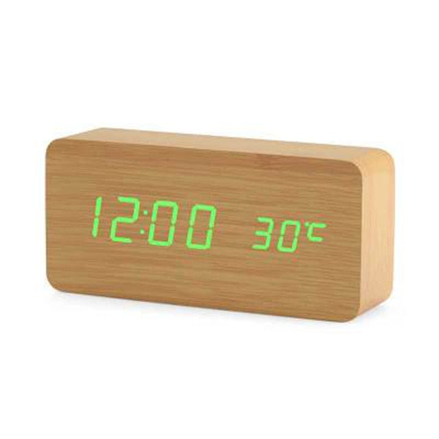 Minimalist Digital LED Alarm Clock with Voice Control - image 9 of 17