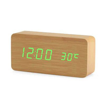 Minimalist Digital LED Alarm Clock with Voice Control - image 9 of 17