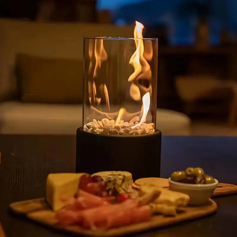 Modern Portable Odourless Table Fireplace - image 7 of 11