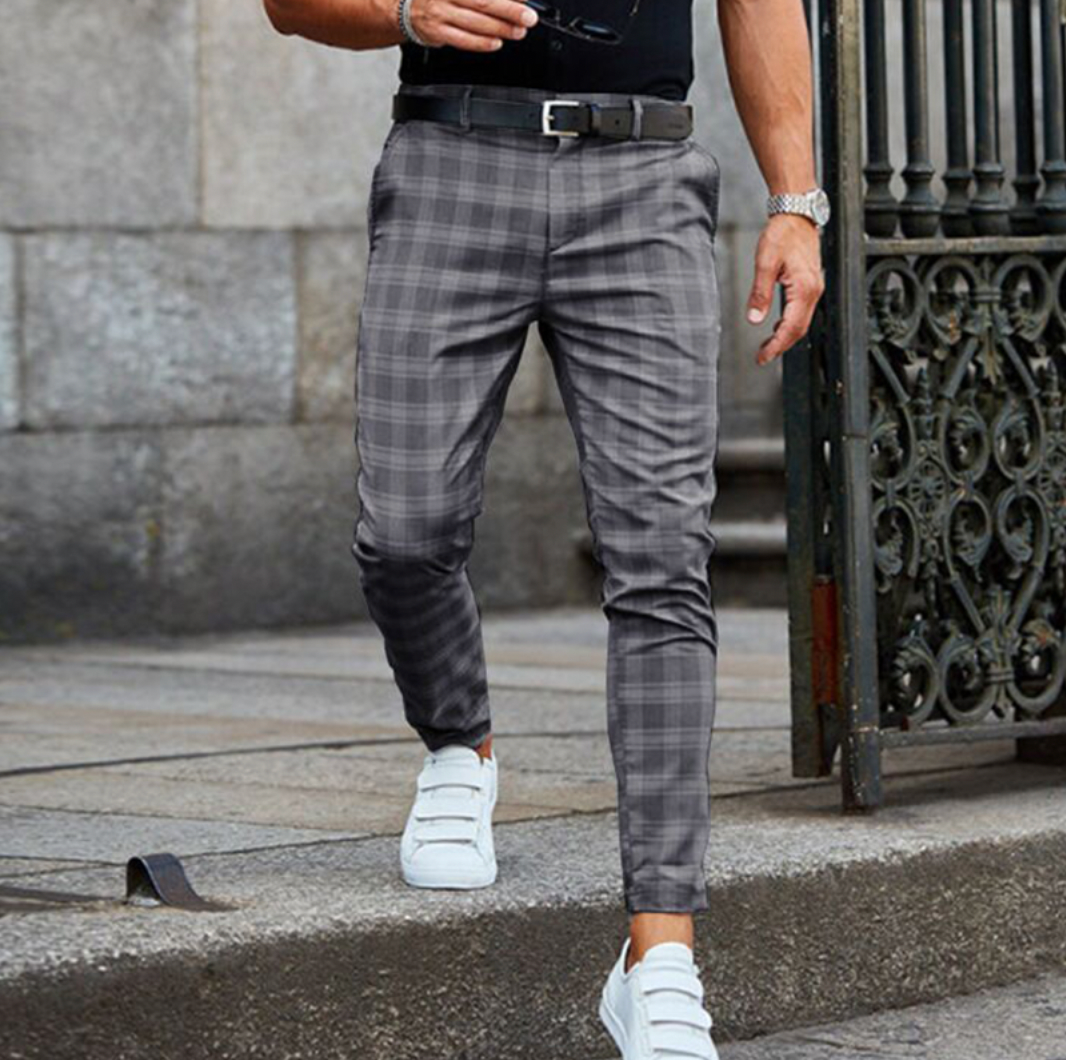 Stylish Checked Trousers for Men - image 2 of 5