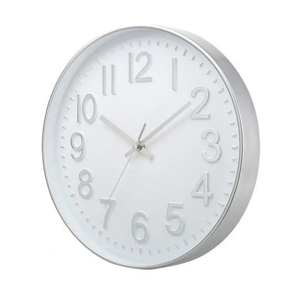Modern Silent Wall Clock - Large Numbers | 30 cm Diameter - Home products