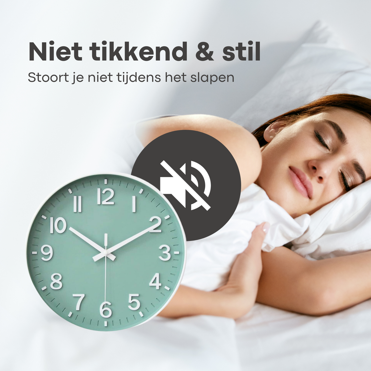 Modern Silent Wall Clock - image 15 of 20