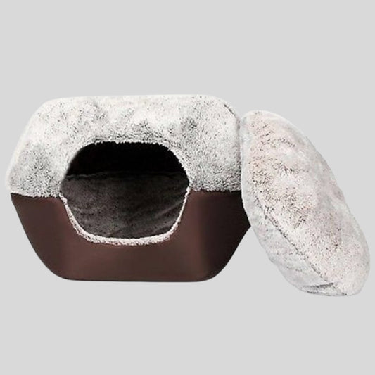 2-in-1 Cat Bed – Convertible Cozy Pet Bed for Cats - Opulenza