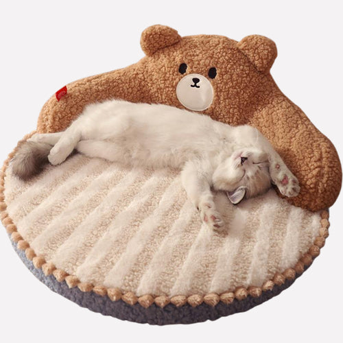 Bear-Shaped Pet Sleeping Mat - Opulenza