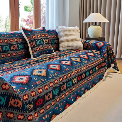 Bondi Breeze Chenille Couch Cover - Opulenza
