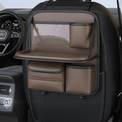 Car Back-Seat Foldable Organizer with Tray Table - Opulenza
