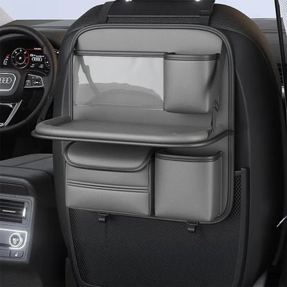 Car Back-Seat Foldable Organizer with Tray Table - Opulenza