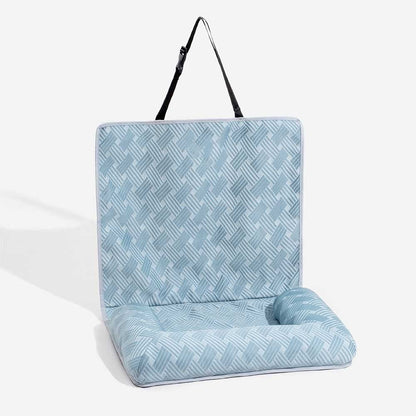 Cooling Travel Bolster Safety Back Seat Large Dog Car Seat Bed - Opulenza