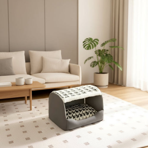 Cozy Canopy Dog Bed – Warmth, Security & Comfort - Opulenza