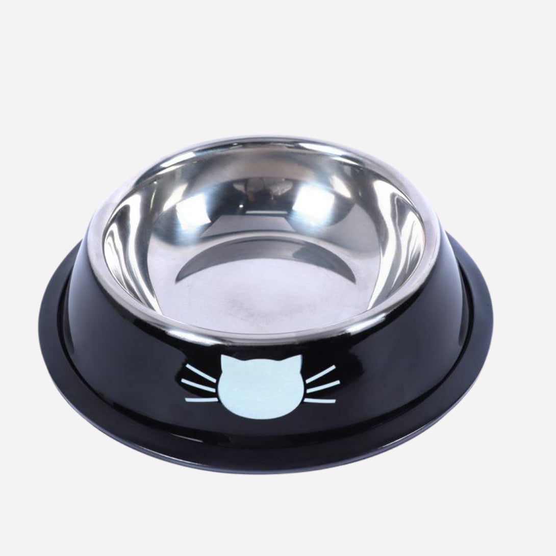Cute Cat Face Feeding Bowl – Adorable Pet Food Bowl for Cats - Opulenza