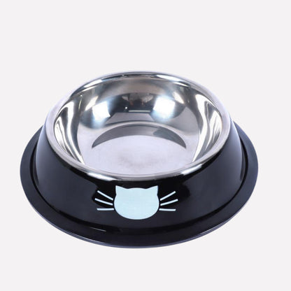 Cute Cat Face Feeding Bowl – Adorable Pet Food Bowl for Cats - Opulenza