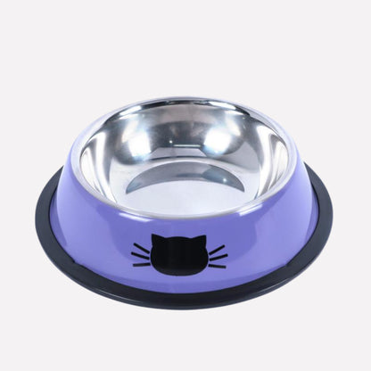Cute Cat Face Feeding Bowl – Adorable Pet Food Bowl for Cats - Opulenza