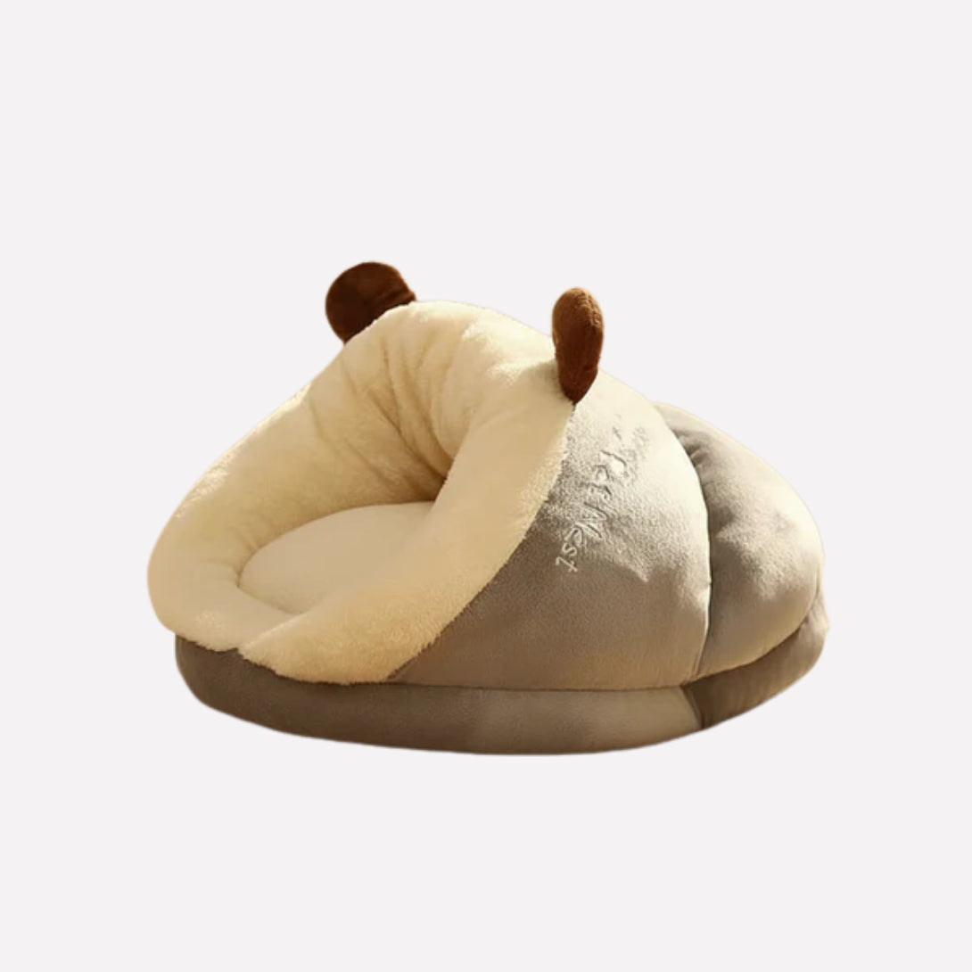 Dog Slipper Bed – Cozy Plush Indoor Pet Bed for Dogs - Opulenza