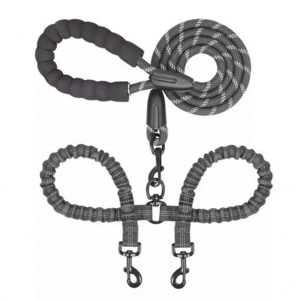 DualEase No-Tangle Dog Lead – Control & Comfort for Two Dogs - Opulenza