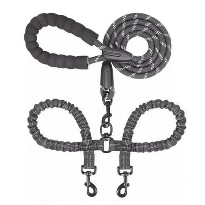 DualEase No-Tangle Dog Lead – Control & Comfort for Two Dogs - Opulenza