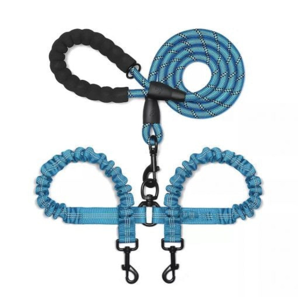 DualEase No-Tangle Dog Lead – Control & Comfort for Two Dogs - Opulenza