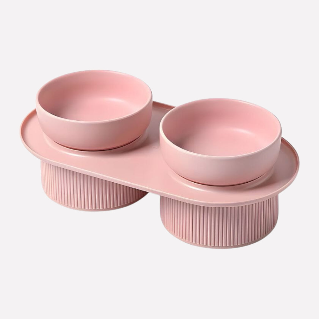 Elevated Ceramic Feeding Bowl - Opulenza