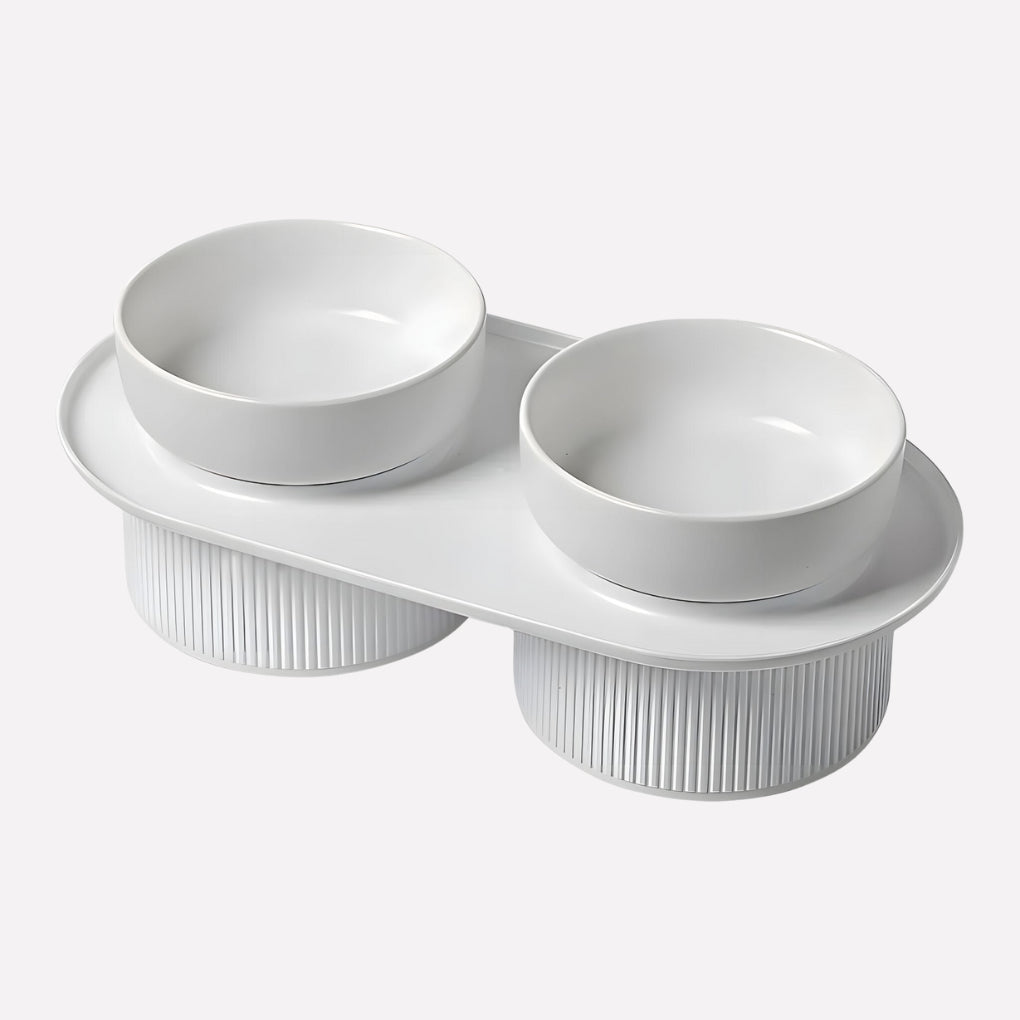 Elevated Ceramic Feeding Bowl - Opulenza
