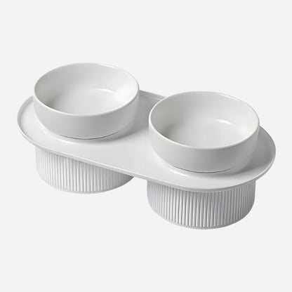 Elevated Ceramic Feeding Bowl - Opulenza