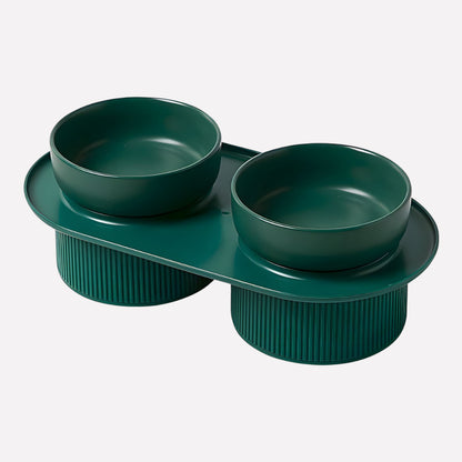 Elevated Ceramic Feeding Bowl - Opulenza