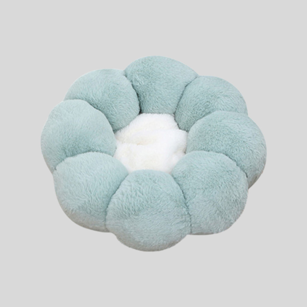 Flower-Shaped Cat Bed – Cozy Plush Pet Bed for Cats - Opulenza