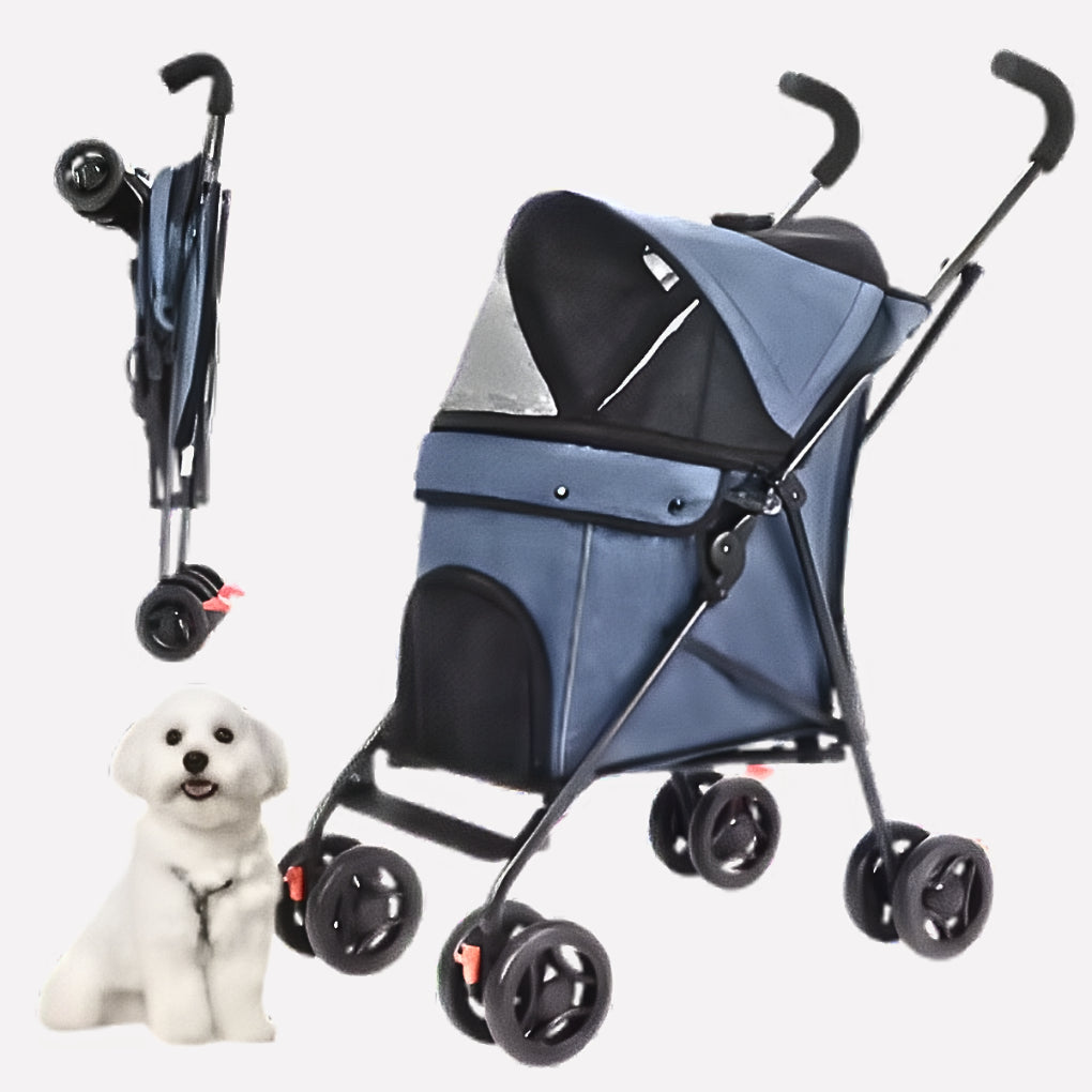 Foldable Dog Stroller Buggy - Opulenza