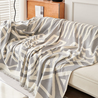 Geometric Boho Style Sofa  Couch Cover - Opulenza