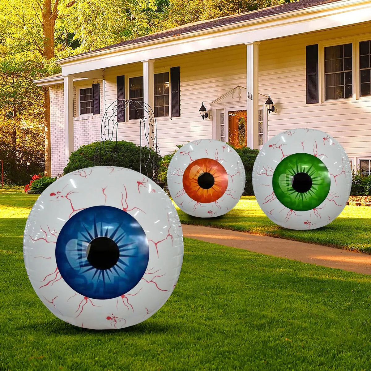 halloween inflatables eyeball decorations