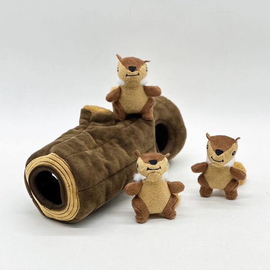 Interactive Squirrel Hide-and-Seek Dog Toy (1 Squirrel only) - Opulenza