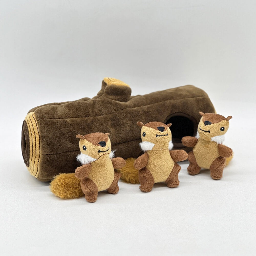 Interactive Squirrel Hide-and-Seek Dog Toy (1 Squirrel only) - Opulenza