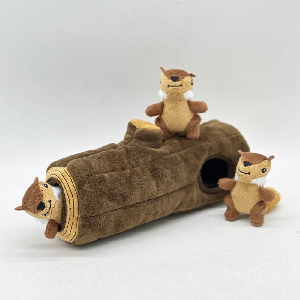 Interactive Squirrel Hide-and-Seek Dog Toy (1 Squirrel only) - Opulenza