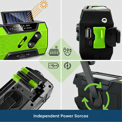 Multifunctional Emergency Radio – Reliable Power & Communication - Opulenza