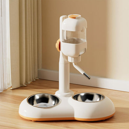 Pet Feeding Bowl Station Automatic Food & Water Dispenser - Opulenza