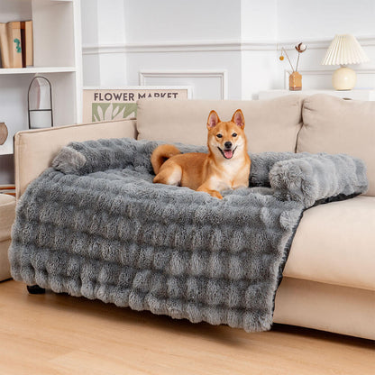 Plush Anti-Slip Dog Sofa Mat – Calming & Protective - Opulenza