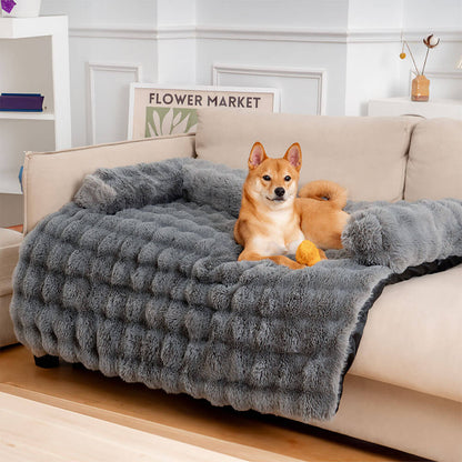 Plush Anti-Slip Dog Sofa Mat – Calming & Protective - Opulenza