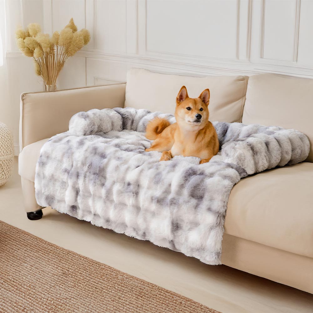 Plush Anti-Slip Dog Sofa Mat – Calming & Protective - Opulenza