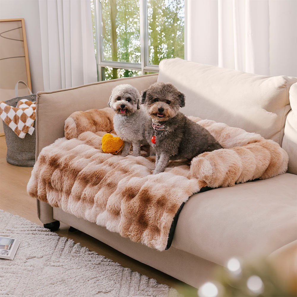 Plush Anti-Slip Dog Sofa Mat – Calming & Protective - Opulenza