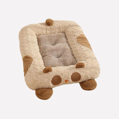 Plush Curled Nest Dog Bed - Opulenza