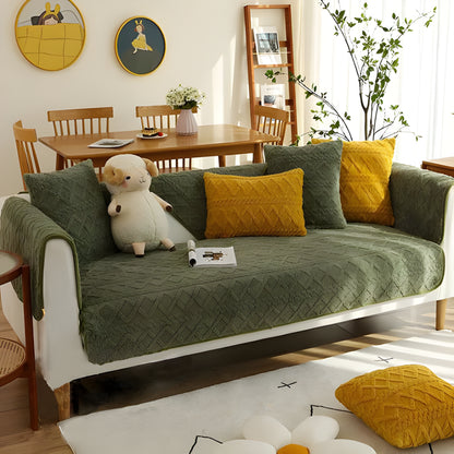 Quilted Sectional Couch Cover - Opulenza