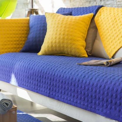 Quilted Sectional Couch Cover - Opulenza