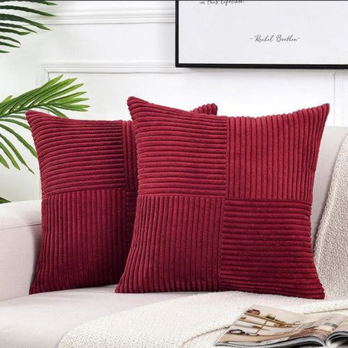 Rustic Corduroy Cushion Cover - Opulenza