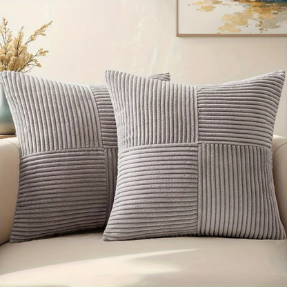 Rustic Corduroy Cushion Cover - Opulenza
