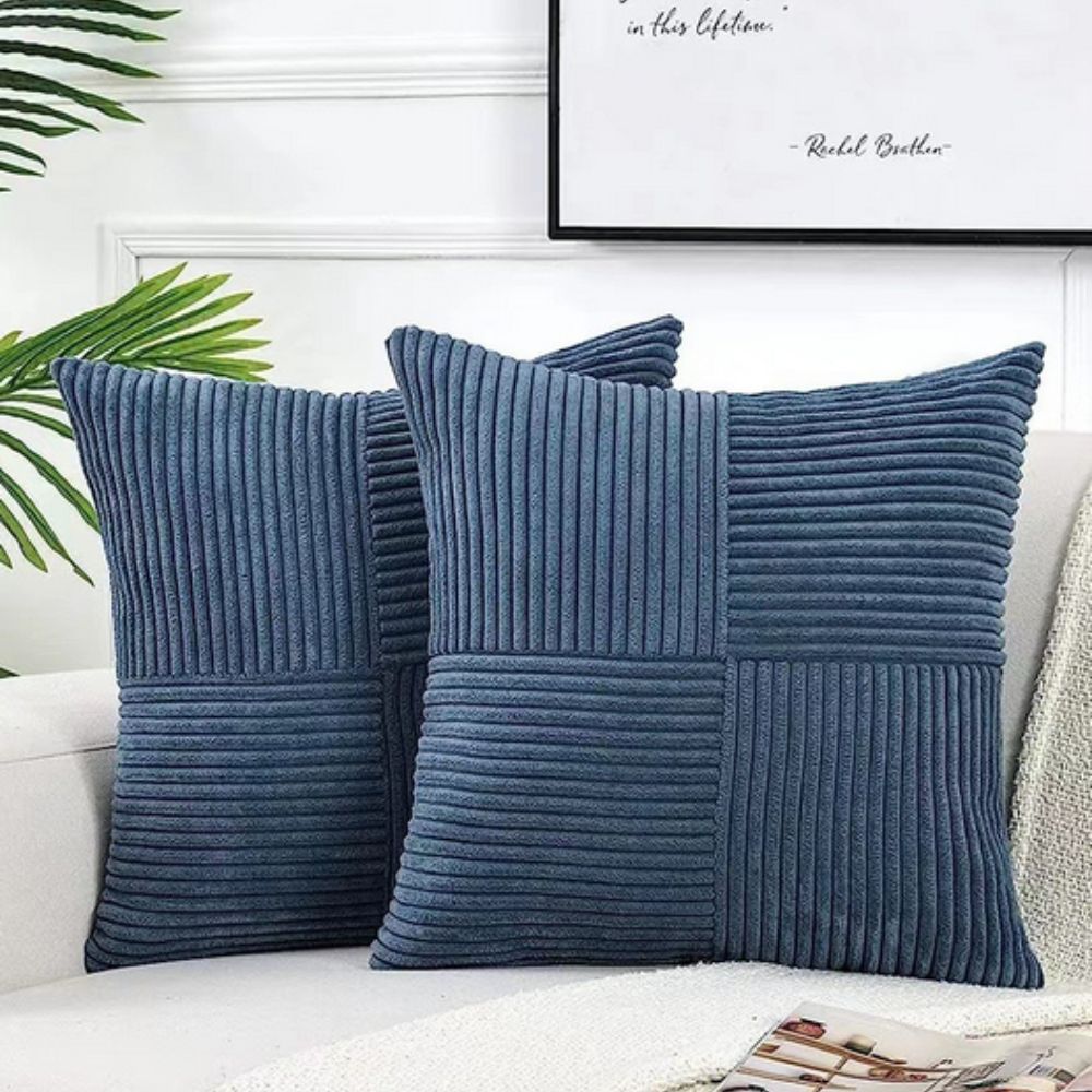 Rustic Corduroy Cushion Cover - Opulenza