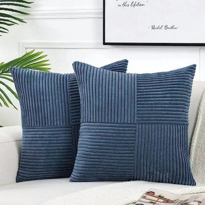 Rustic Corduroy Cushion Cover - Opulenza