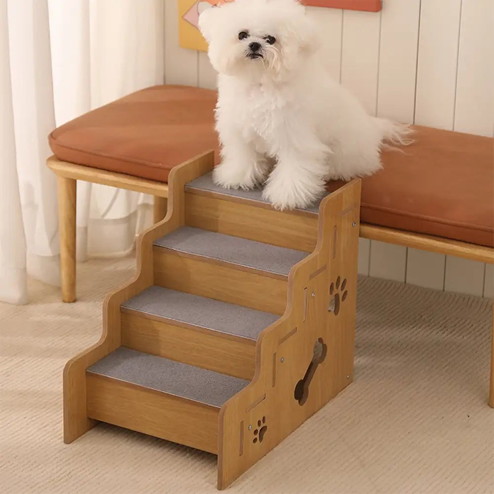 Safe Sturdy Non-Slip Dog Ramp Steps - Opulenza